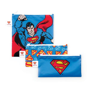 Bumkins Snack bag 3 pack - Superman