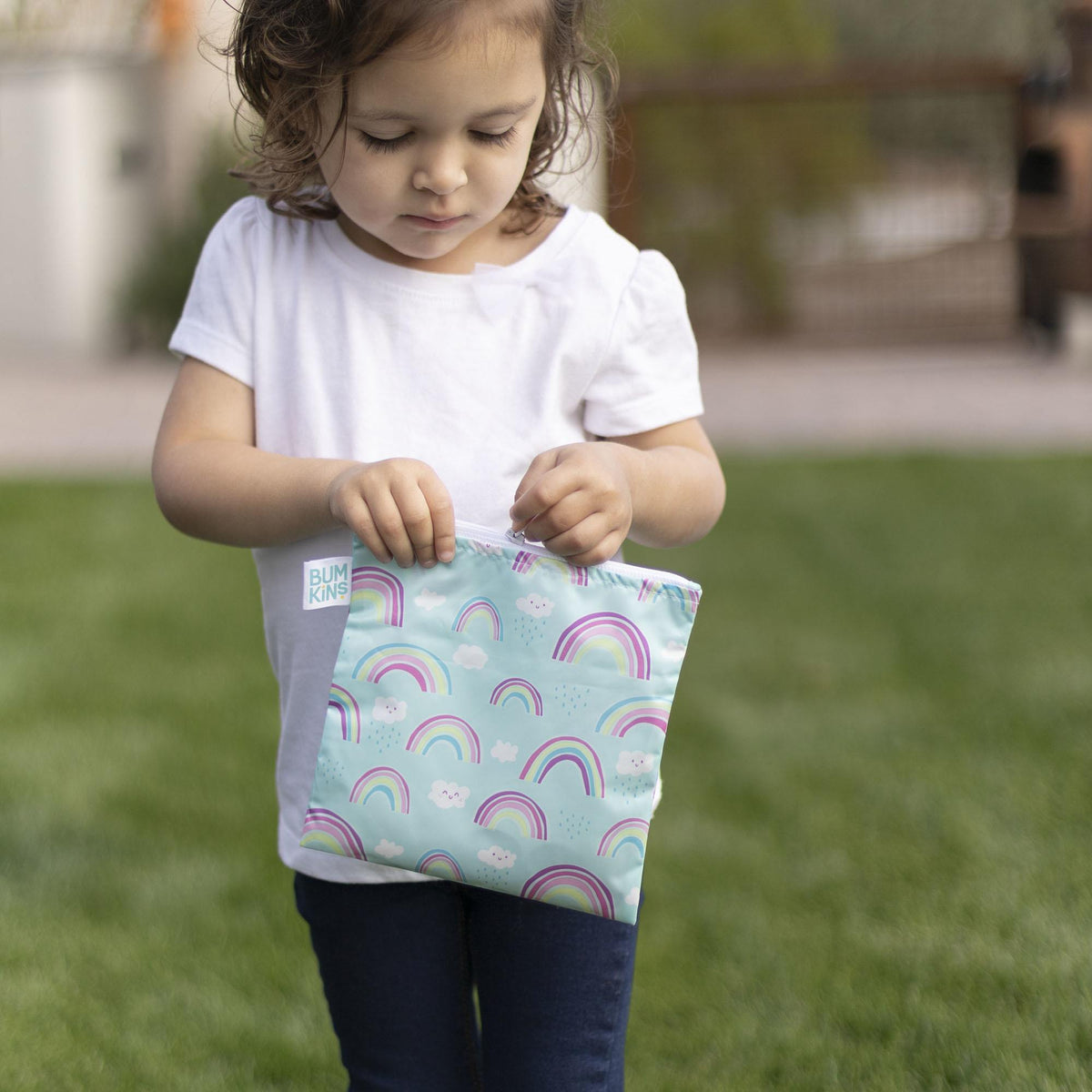 Bumkins Snack bag Large - Rainbow