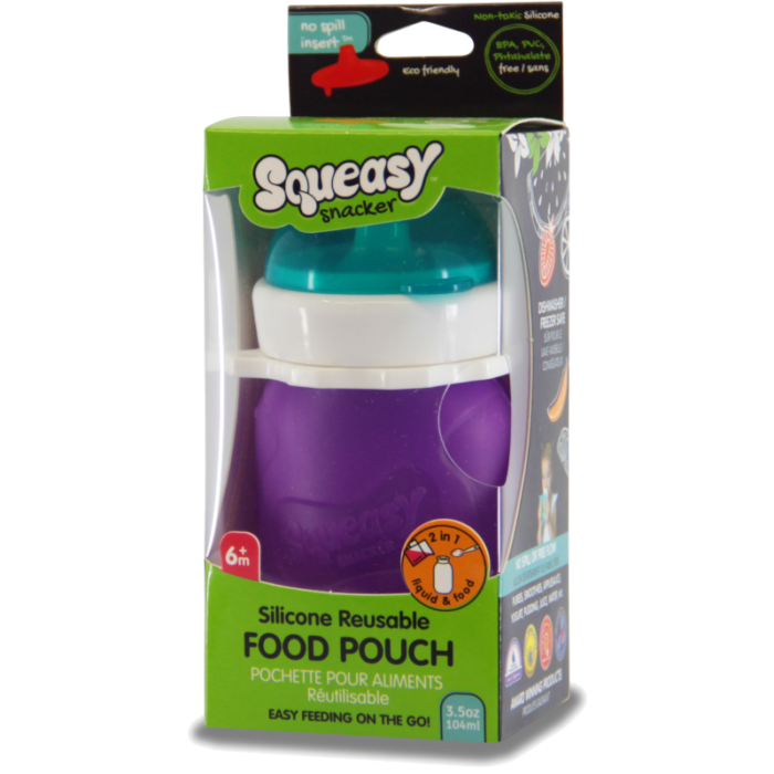 Squeasy Snacker 3oz / 104ml - PURPLE