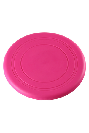 SILICONE FOLDABLE FRISBEE NEON PINK