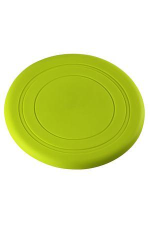 SILICONE FOLDABLE FRISBEE NEON GREEN