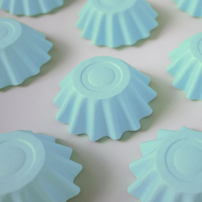 PASTEL BLUE Bloom Disposable Baking Cups (24 pack)