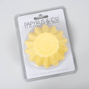 PASTEL YELLOW Bloom disposable Cups (24 pack)