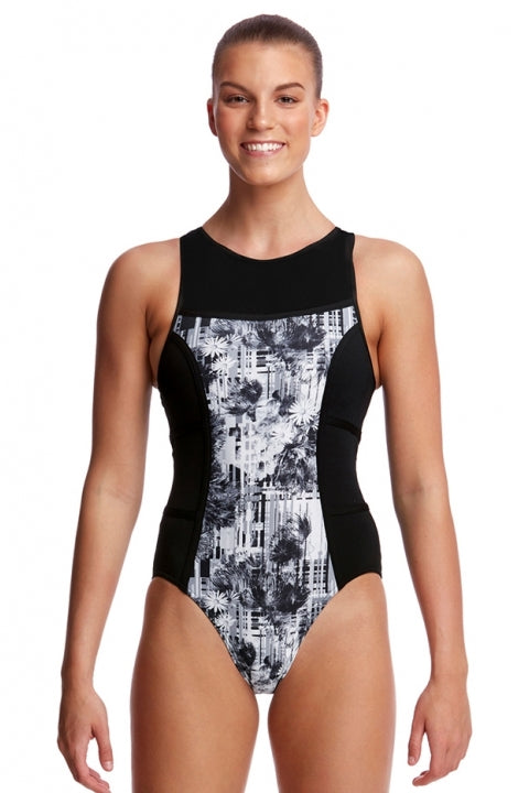 FUNKITA - LADIES SKY HIGH ONE PIECE - GARDEN MIST