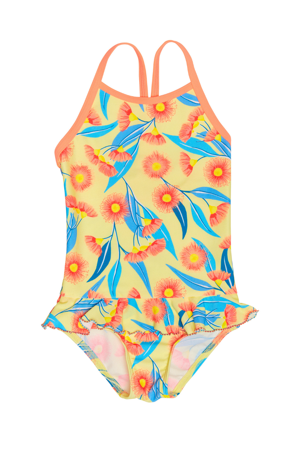 FUNKITA - TODDLER GIRLS BELTED FRILL ONE PIECE - GUMMY BEAR