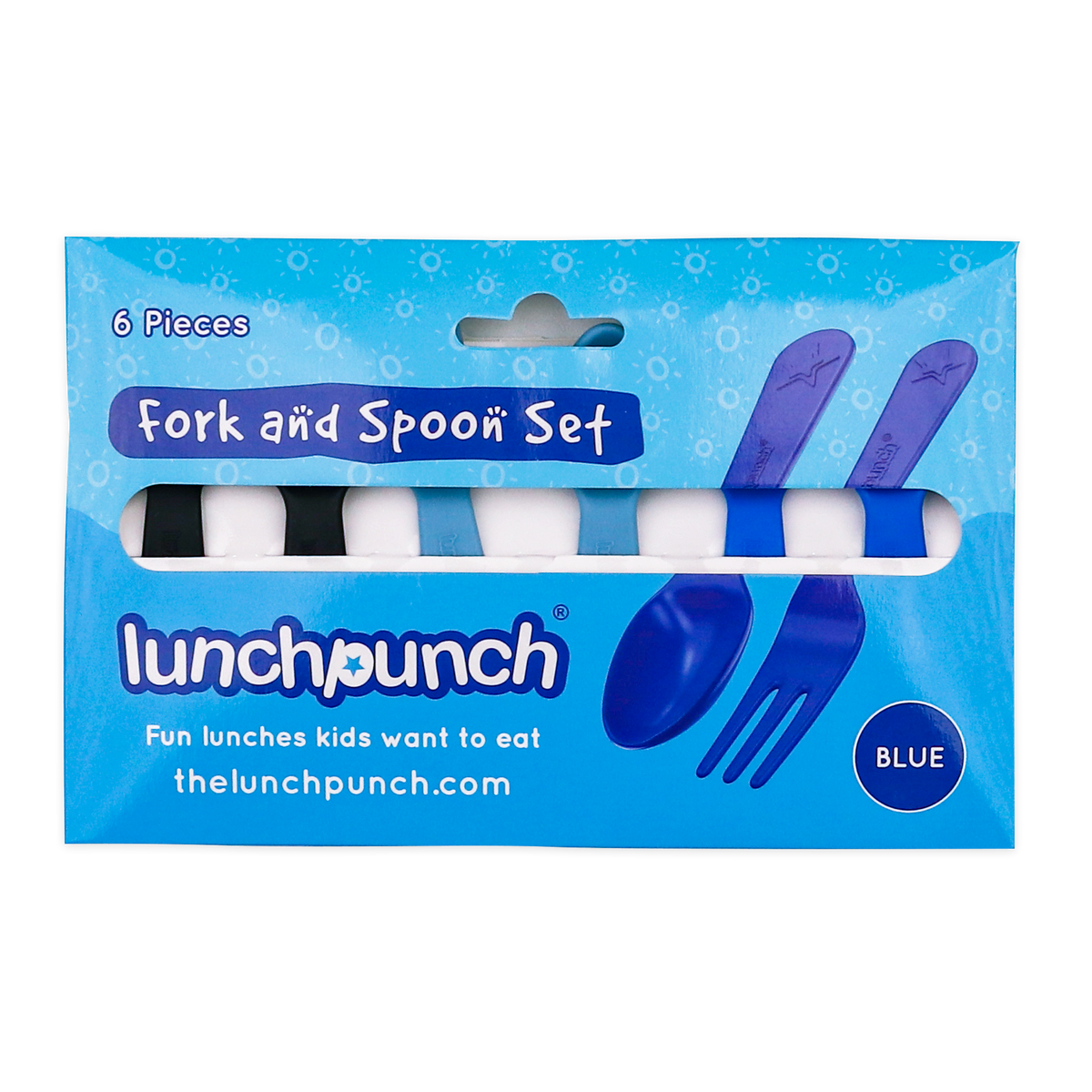 FORK AND SPOON SET - Blue