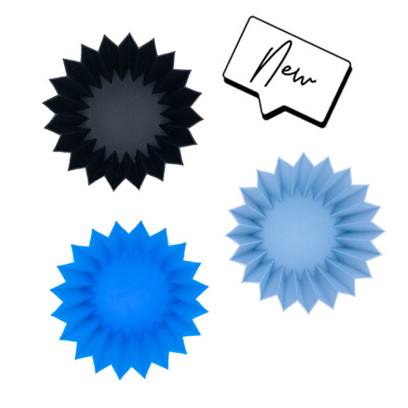LUNCH PUNCH JUMBO SILICONE CUPS - BLUE