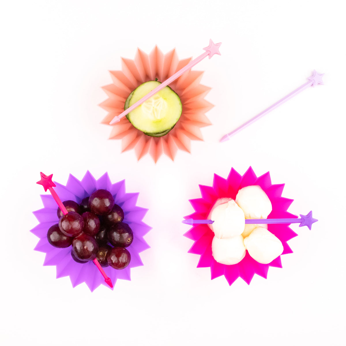 LUNCH PUNCH JUMBO SILICONE CUPS - PINK