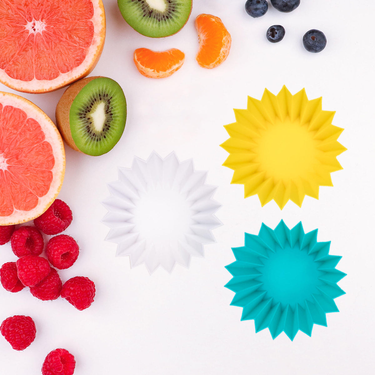 LUNCH PUNCH JUMBO SILICONE CUPS - YELLOW